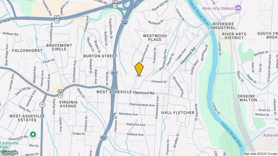 41 Westwood Pl Map and Location Details