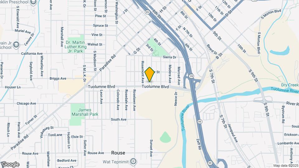 701 Tuolumne Blvd Map and Location Details