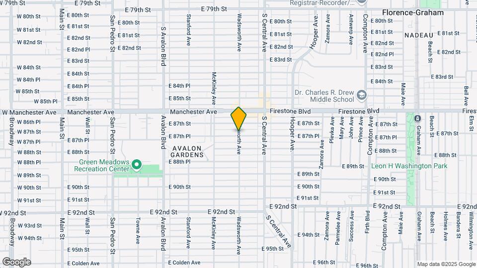 859 E 87th Pl Map and Location Details