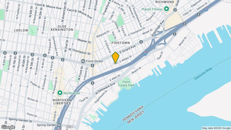 1028 Hyde St Map and Location Details