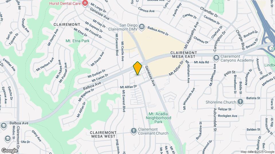 4162 Balboa Way Map and Location Details