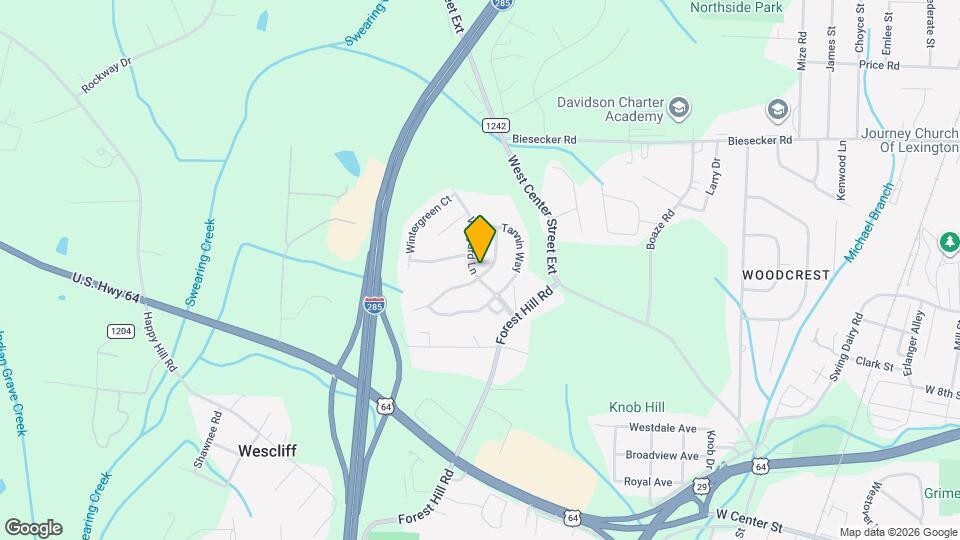 107 Rosemont Ln Mapa y Detalles de la Ubicación