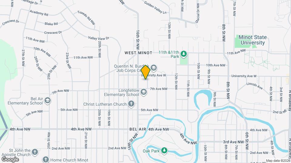 803 15th St NW Map and Location Details