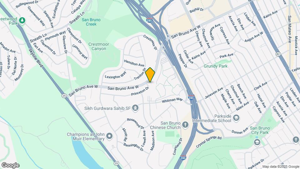 2201 Princeton Dr Map and Location Details