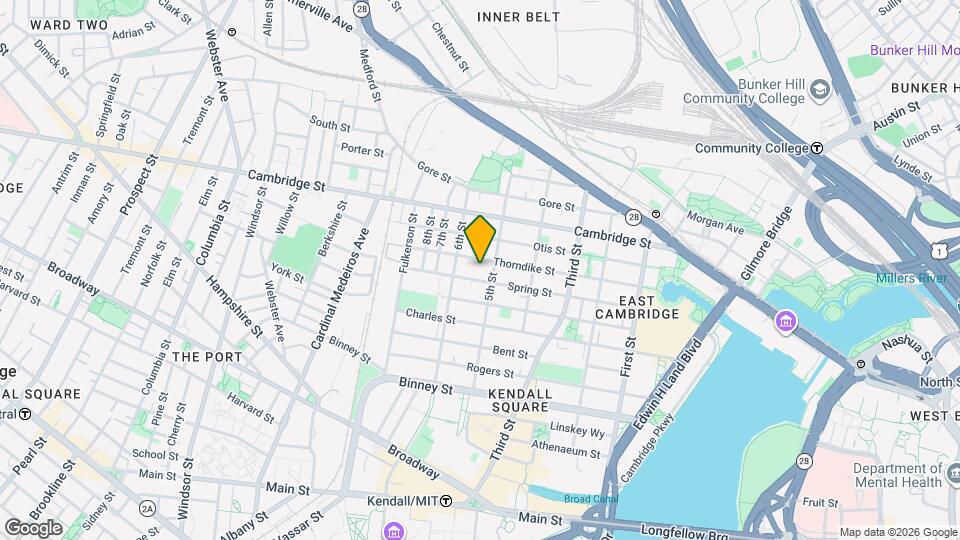 125 1/2 Spring St Mapa y Detalles de la Ubicación