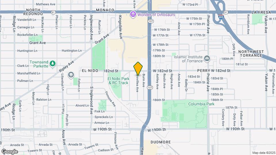 18228 Grevillea Ave Map and Location Details