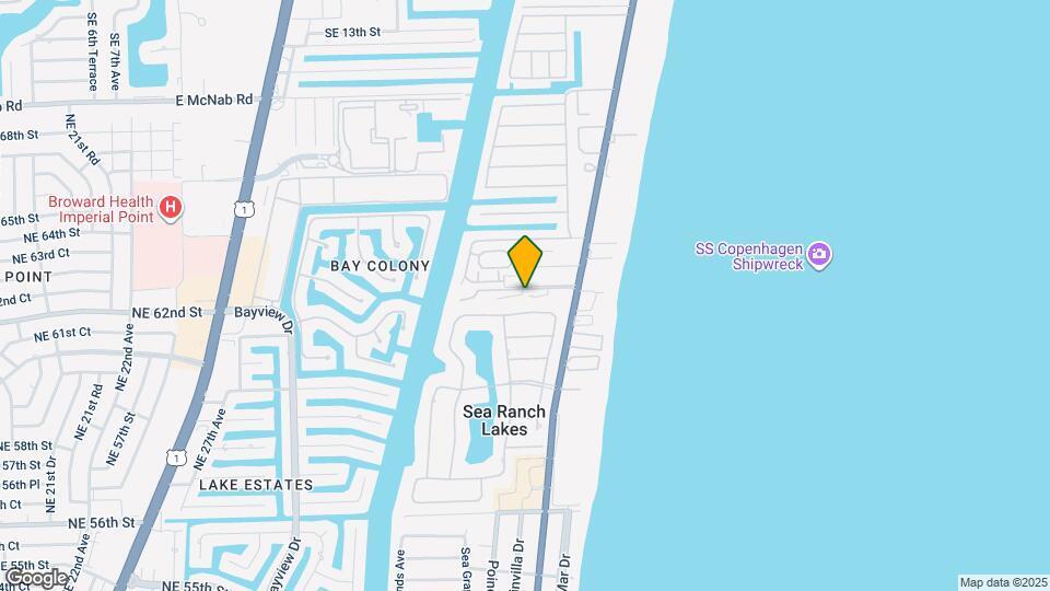 5555 N Ocean Blvd Map and Location Details