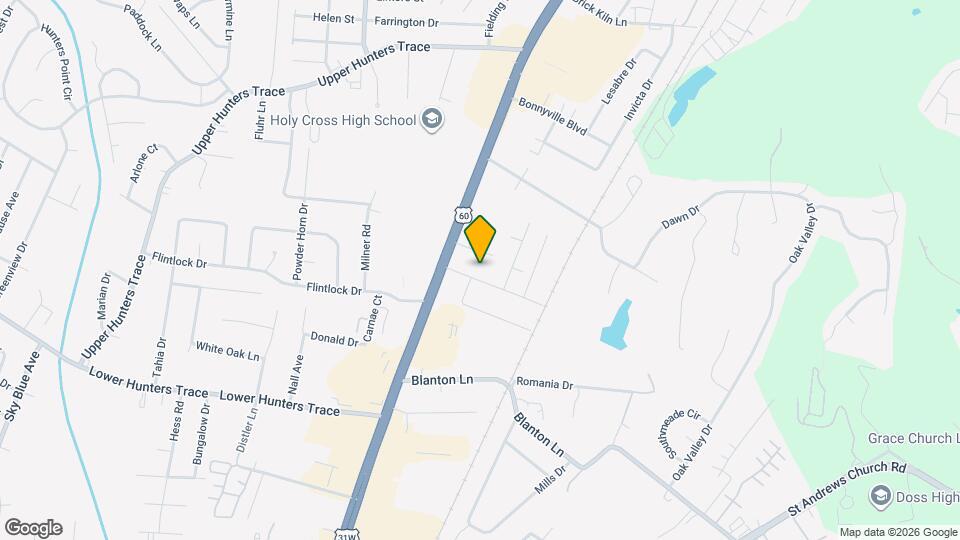 1711 Kurz Way Map and Location Details