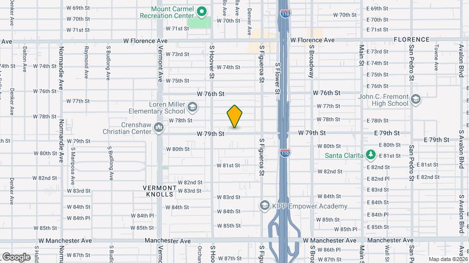 627 W 79th St, Unit 3 Mapa y Detalles de la Ubicación