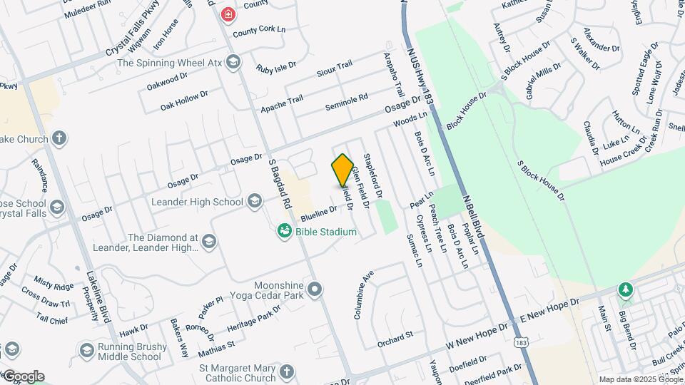 2507 Byfield Dr Map and Location Details