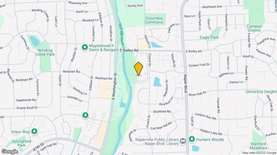 154 E Bailey Rd Mapa y Detalles de la Ubicación