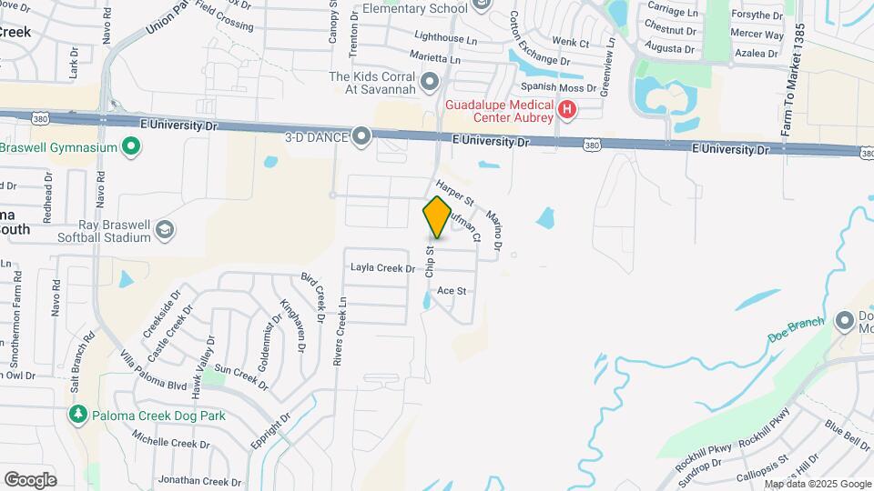 613 Chip St Map and Location Details