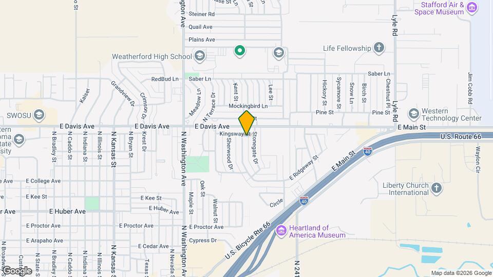 1018 Claremont Dr Map and Location Details