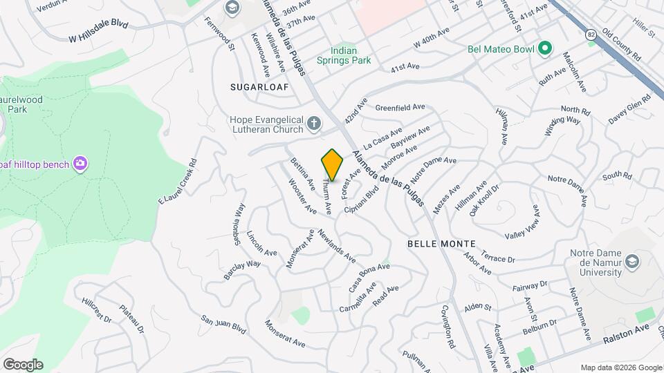 2209 Thurm Ave Mapa y Detalles de la Ubicación
