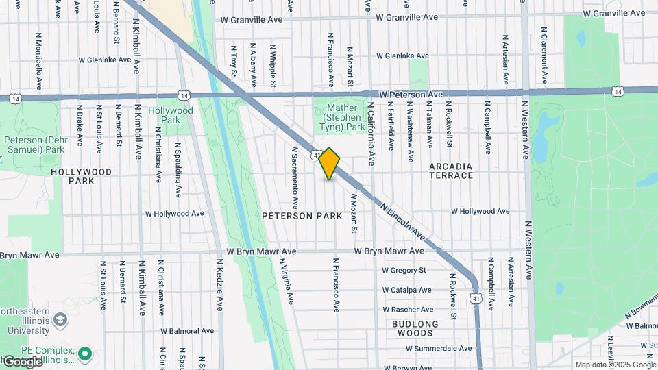 5742 N Francisco Ave, Unit 2 Map and Location Details