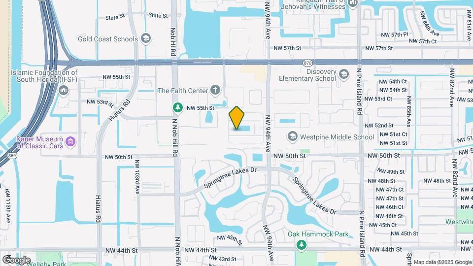 9563 NW 52nd Ct Map and Location Details