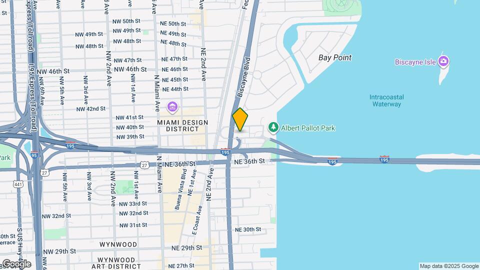 3801 Biscayne Blvd Map and Location Details