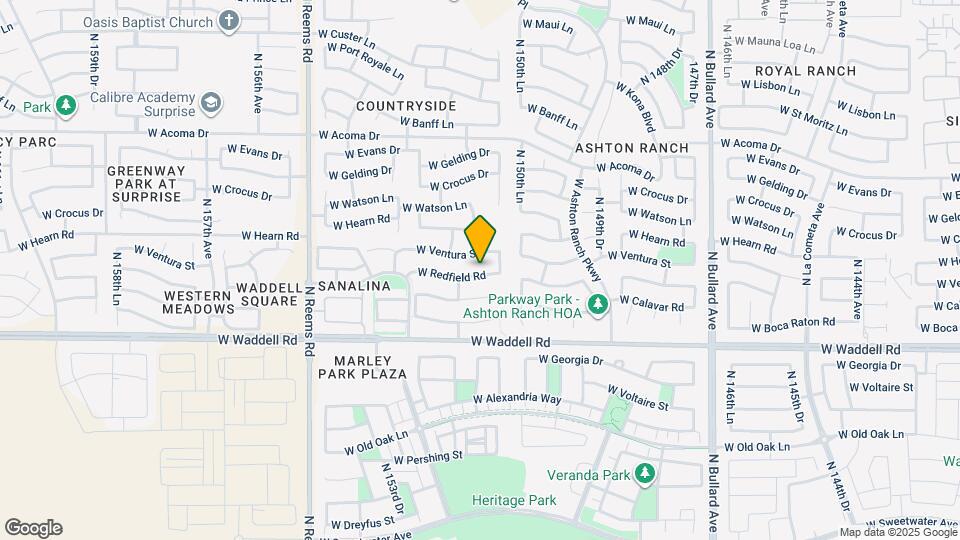 15154 W Redfield Rd Map and Location Details