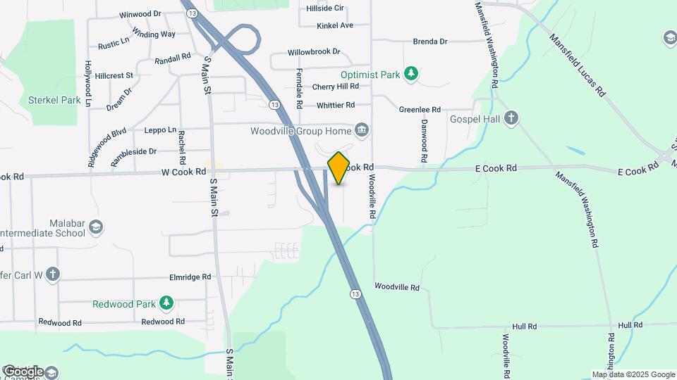 896 Brookfield Dr Map and Location Details