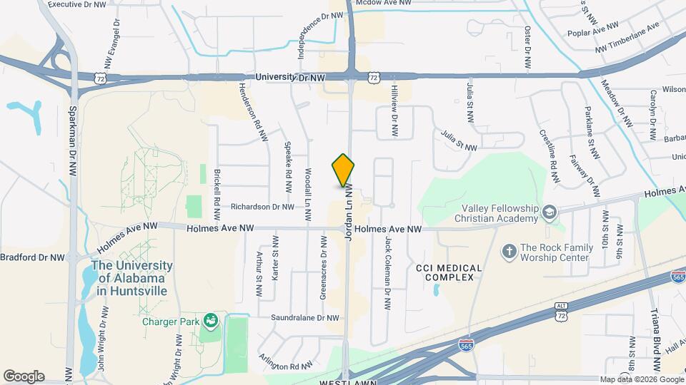 609 Jordan Ln NW Map and Location Details