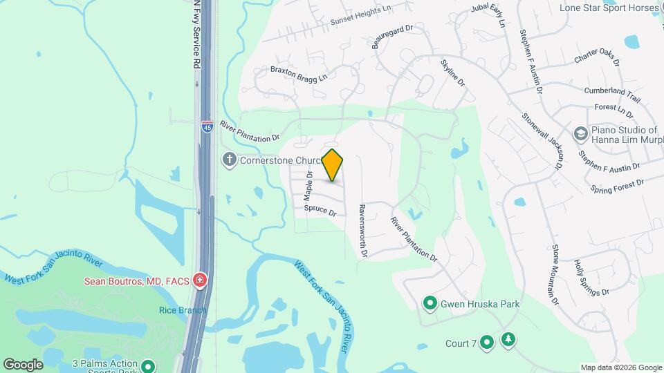 612 Orangewood Dr Map and Location Details