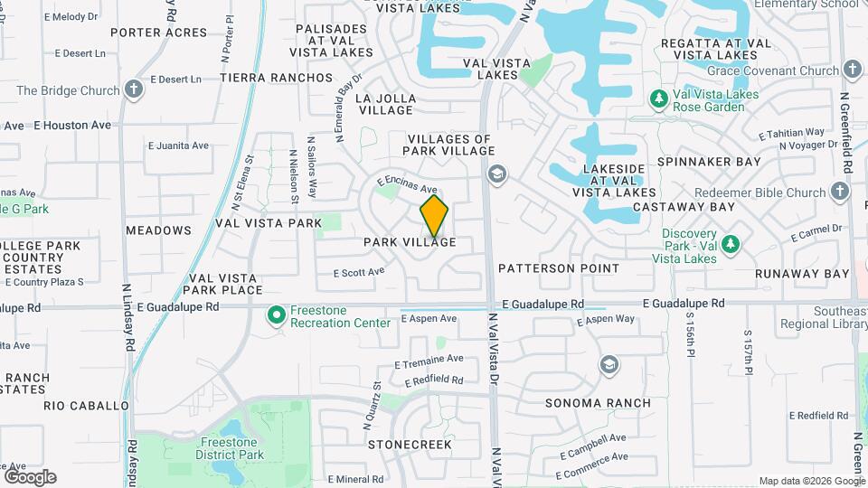 844 N Granite St Map and Location Details