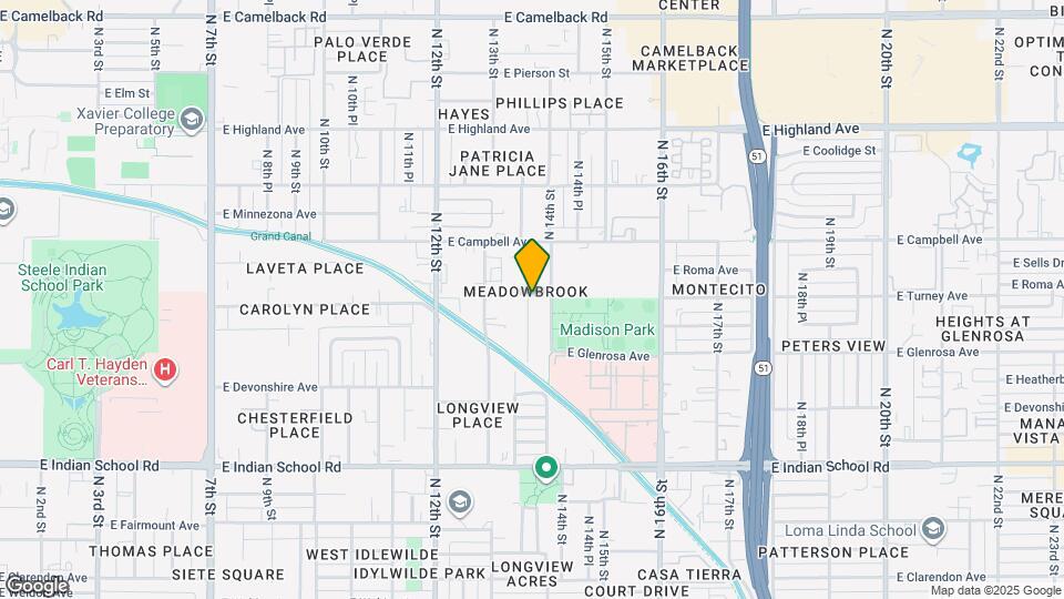 4407 N 13th Pl Map and Location Details