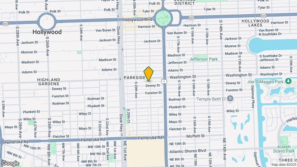 1901 Dewey St Map and Location Details