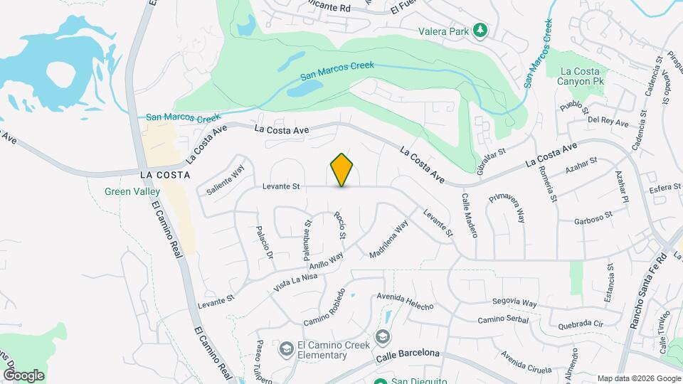 2425 Levante St Map and Location Details