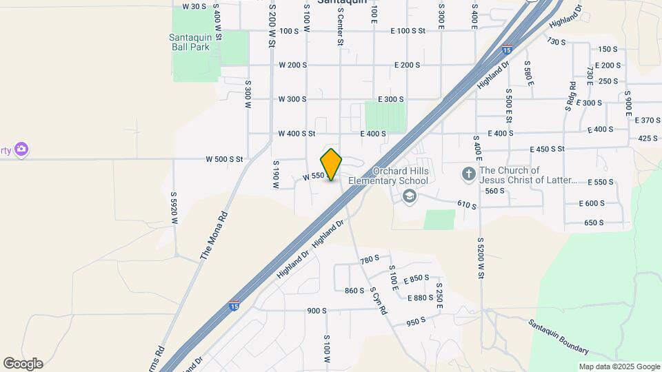 580 S Center St Map and Location Details