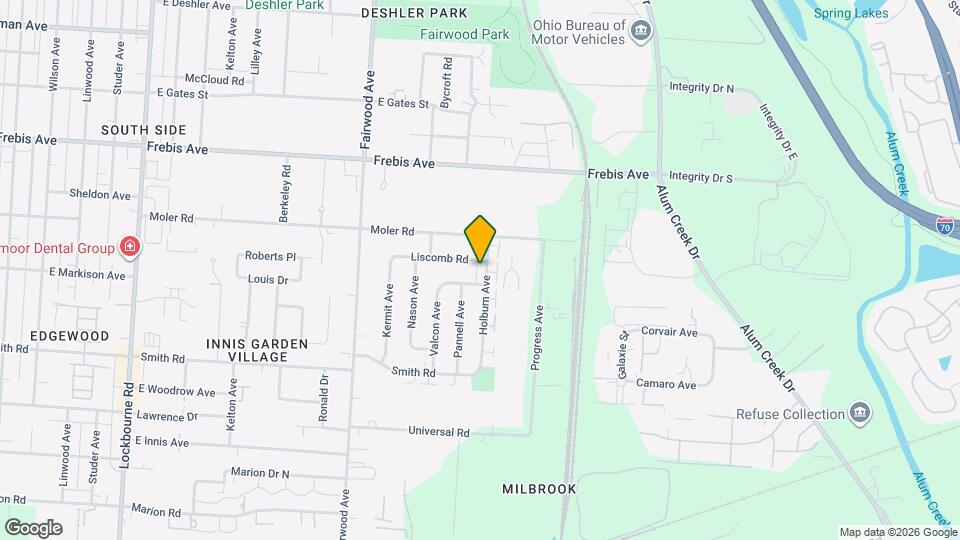 1787 Holburn Ave Map and Location Details