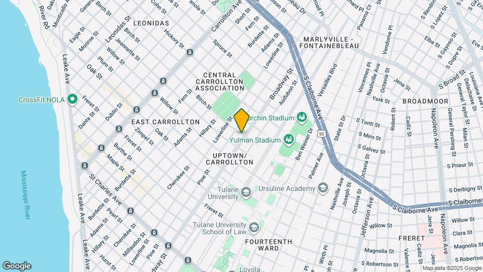 1530 Broadway St Map and Location Details