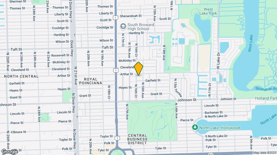 1215 N 16th Ct Map and Location Details