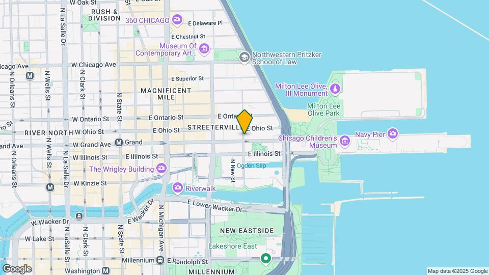 539 N McClurg Ct Map and Location Details