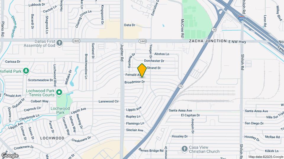 11527 Broadmoor Dr Map and Location Details