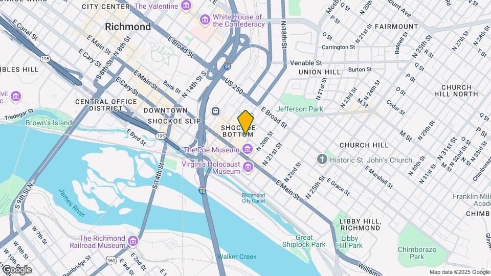 1815 E Franklin St Map and Location Details