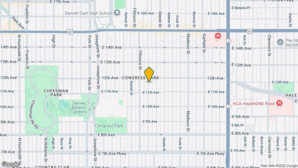 1144 Milwaukee St Mapa y Detalles de la Ubicación