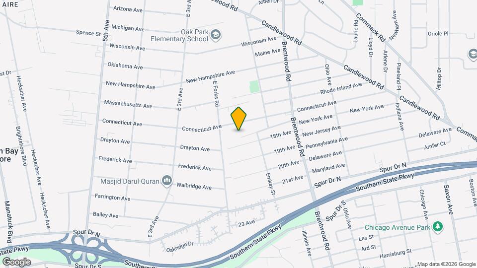 15 New York Ave Map and Location Details