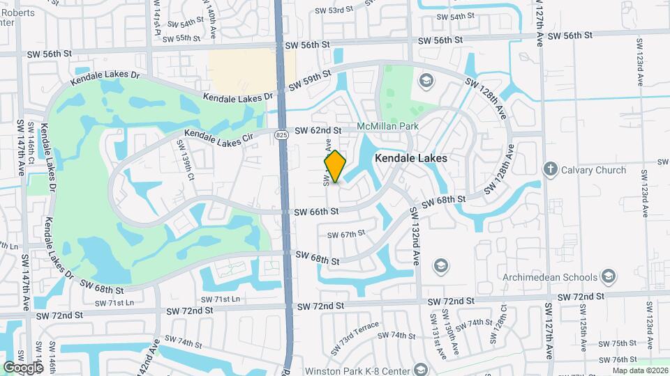 6426 SW 134th Pl Map and Location Details