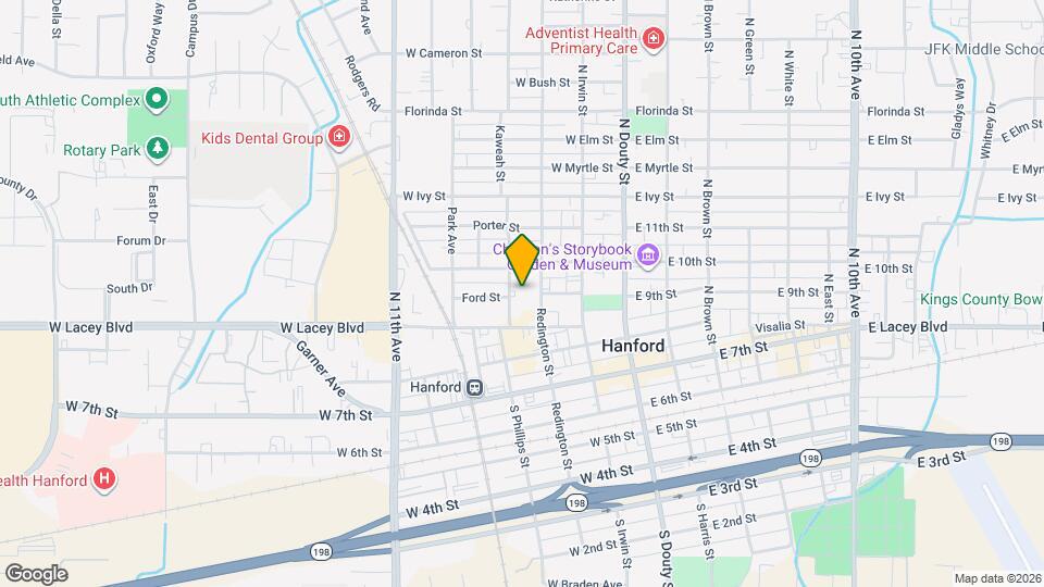 425 Kaweah St Map and Location Details