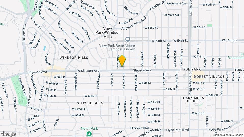 3905 W Slauson Ave Map and Location Details