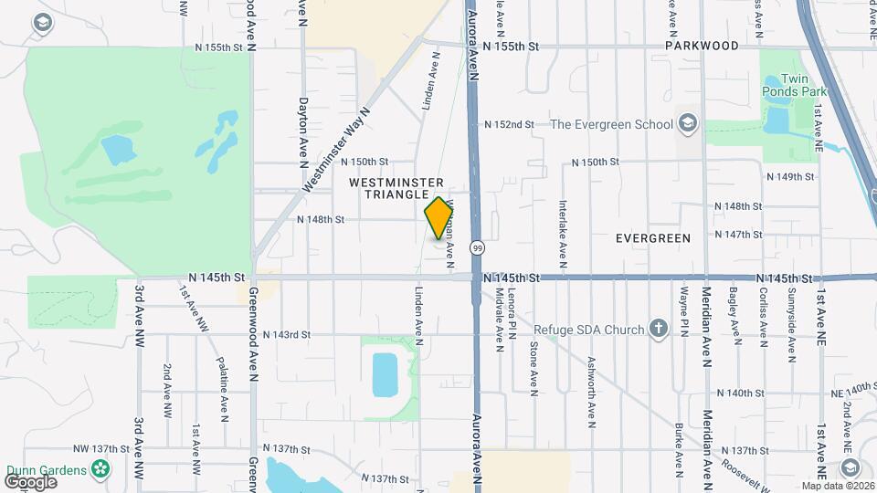 816 N 145th Ct Map and Location Details