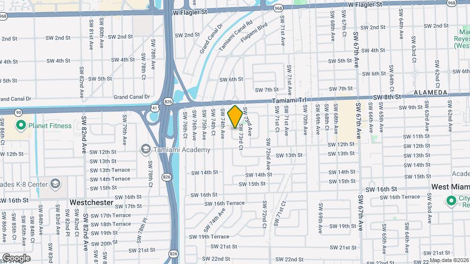 1031 SW 73rd Pl Map and Location Details