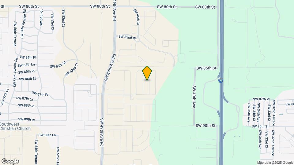 8656 SW 44th Ct Map and Location Details