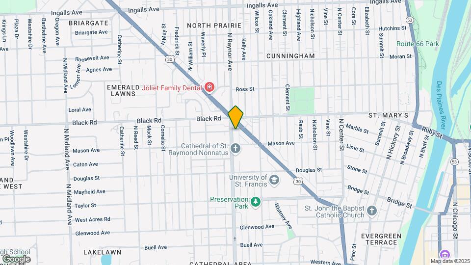712 N Raynor Ave Map and Location Details