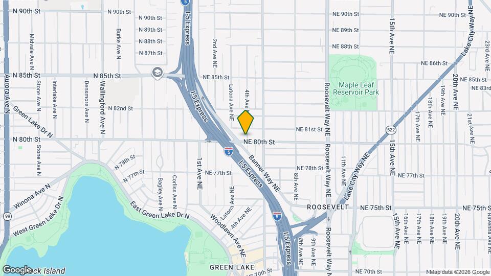 322 NE 80th St Map and Location Details