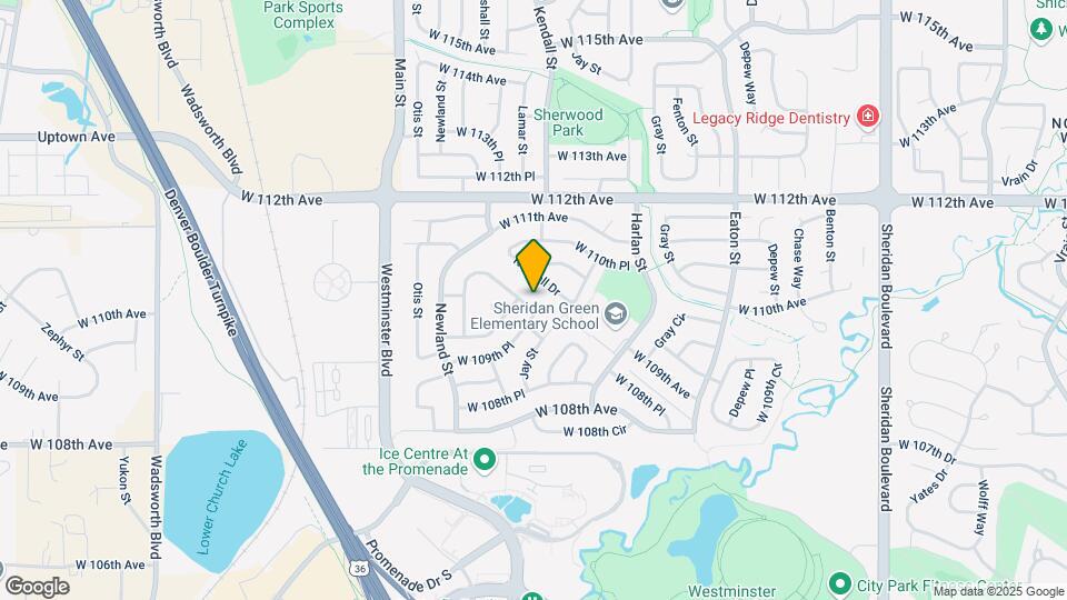 10970 Kendall Way, Unit Master Bedroom and office Map and Location Details