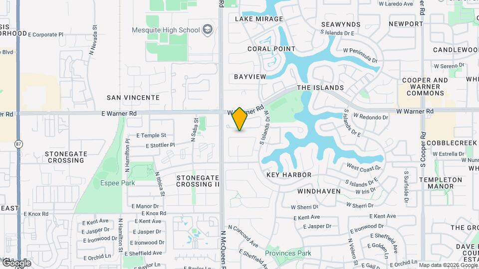 1518 W Lobster Trap Dr Map and Location Details