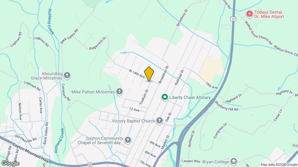 345 Yoakum St Map and Location Details