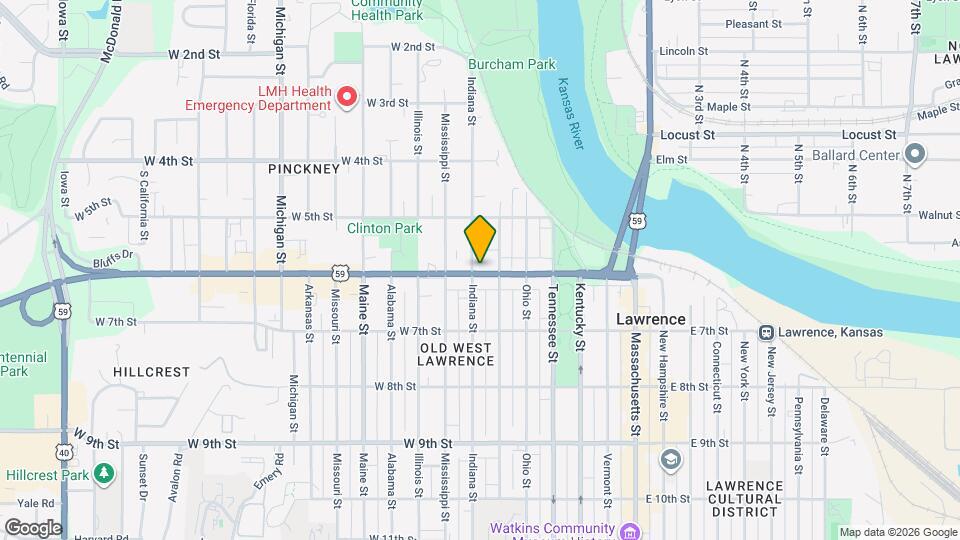 612 W 6th St, Unit A Map and Location Details